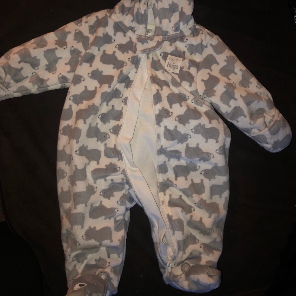Bear snowsuit for babies